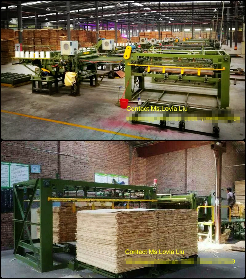 Automatic Core Veneer Builder for Automatic Plywood Production