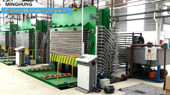 Short Cycle Hydraulic Hot Press Machine/Melamine Laminating Hot Press