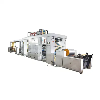 High Speed High Quality Hot Sale 4 Color Ceramic Roller Printing Machine for Film Flexography Printing Machine