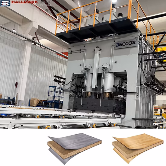 Short Cycle Melamine Laminating Hot Press Machine