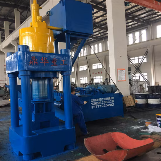 315t Metal Chip Press Swarf Briquette Machine Scrap Iron Turnings Block Moulding Machine